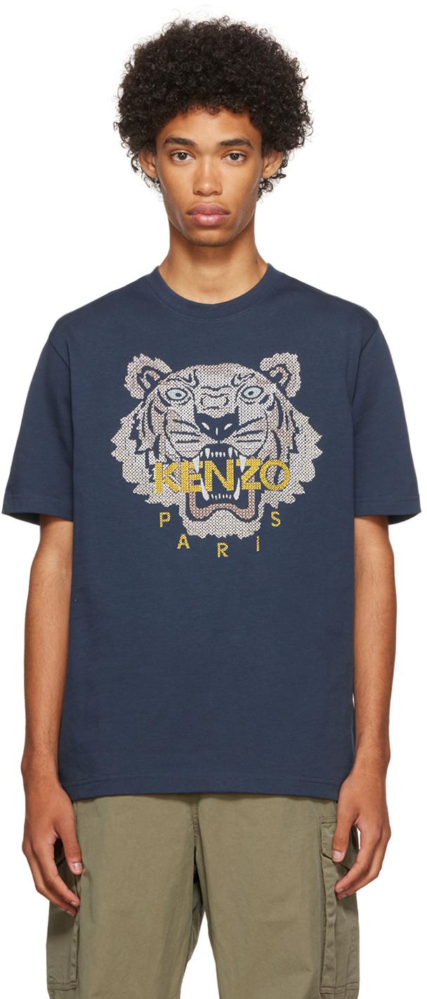 Kenzo Navy Tiger T-Shirt