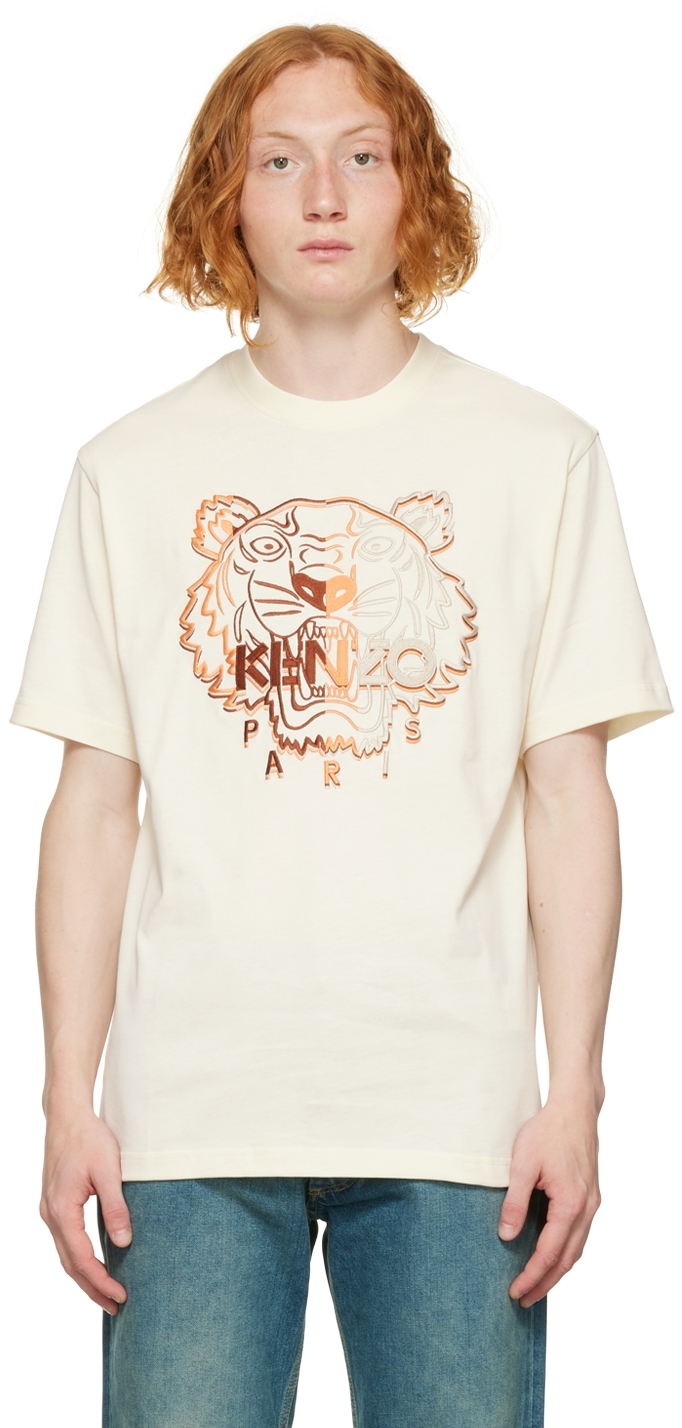 Kenzo: Off-White Kenzo T-Shirt | SSENSE