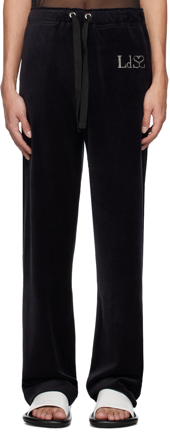 Black 'All The Rumors Are True' Lounge Pants