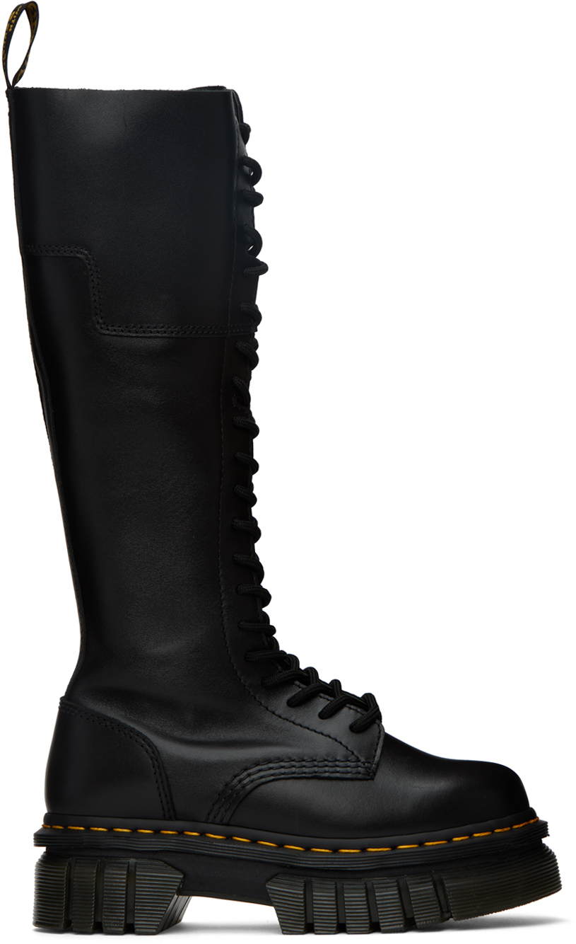Dr. Martens Bottes Audrick noires à 20 œillets SSENSE France