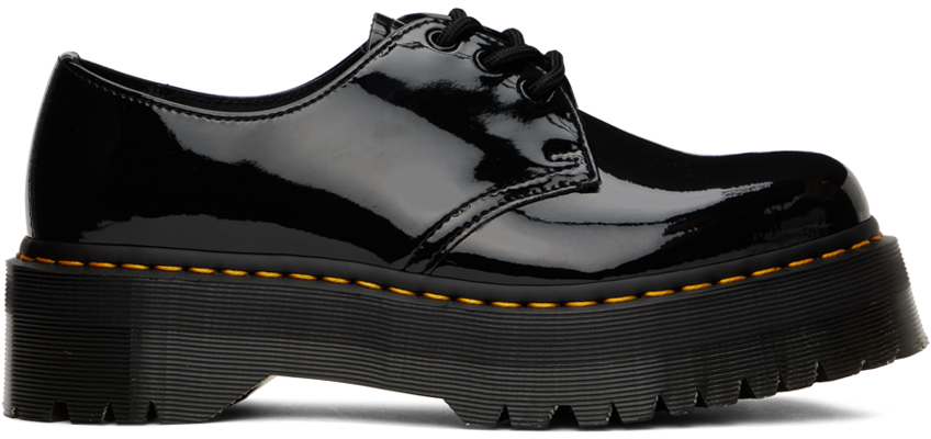 DR. MARTENS' BLACK 1461 QUAD OXFORDS