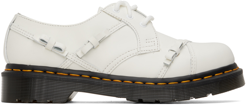 Dr. Martens White 1461 Bow Oxfords