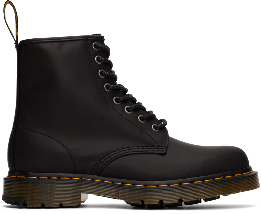 Black 1460 Snowplow Ankle Boots