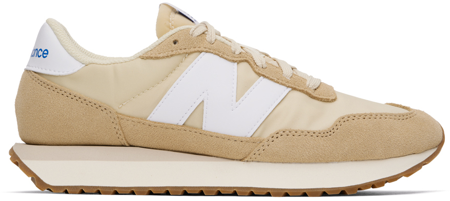 Brown & Beige 237 Sneakers by New Balance on Sale