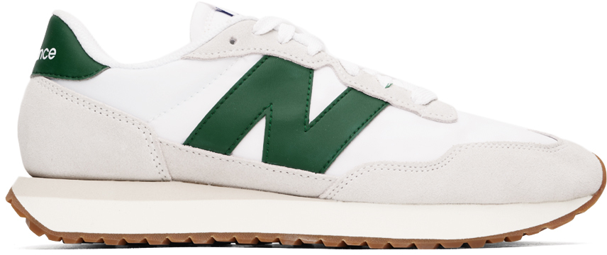 maceta Grande desnudo White & Green 237 Sneakers by New Balance on Sale