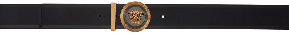 Versace Black Medusa Biggie Belt