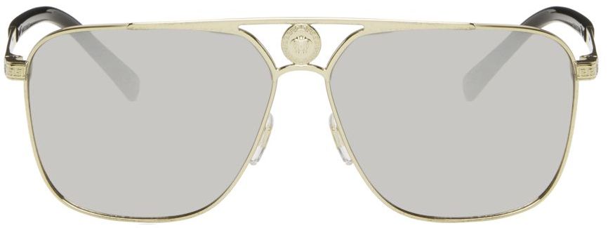 Versace Gold Square Sunglasses