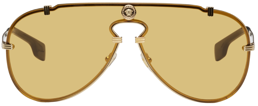 Versace Gold Medusa Sunglasses
