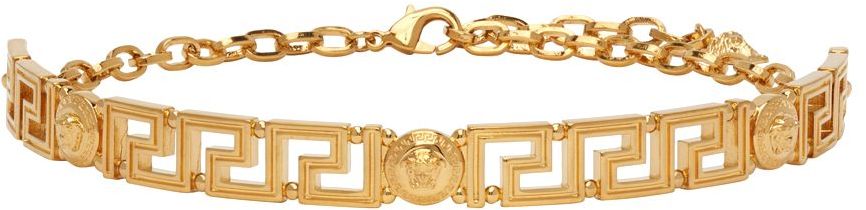 Versace Gold Medusa Greca Bracelet