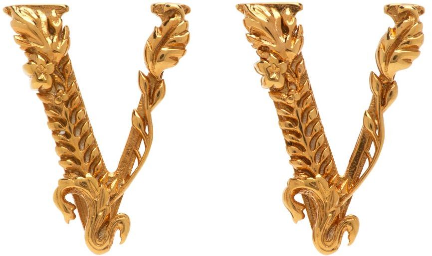 Versace Gold Virtus Earrings
