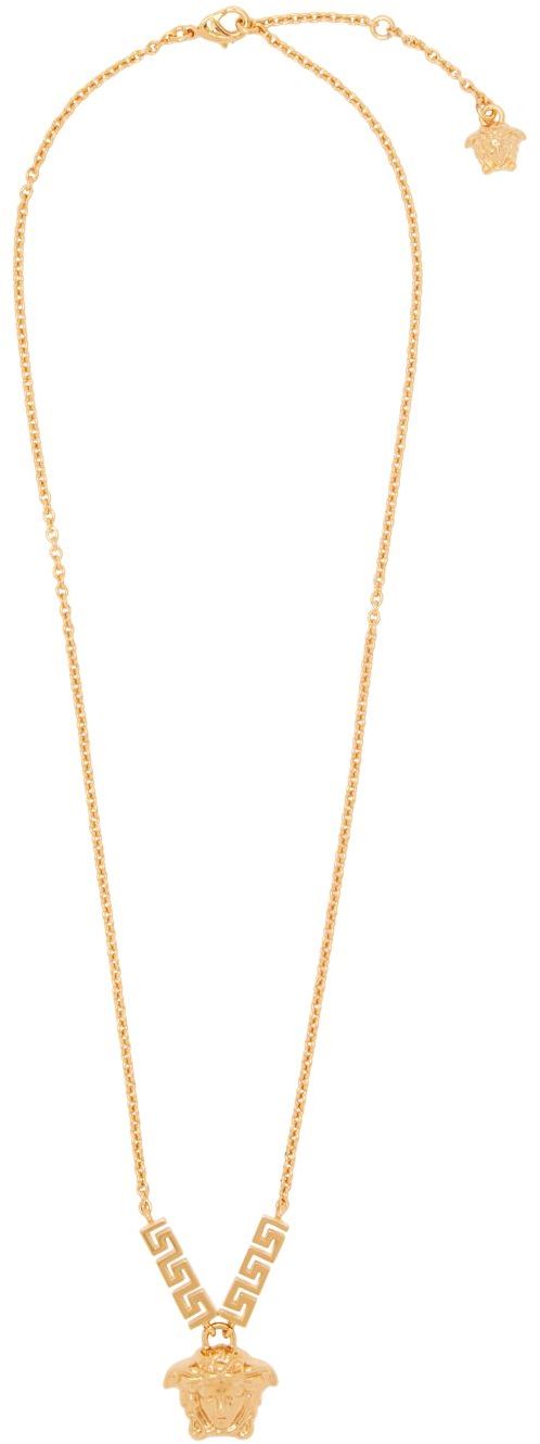 Versace Gold Medusa Charm Necklace