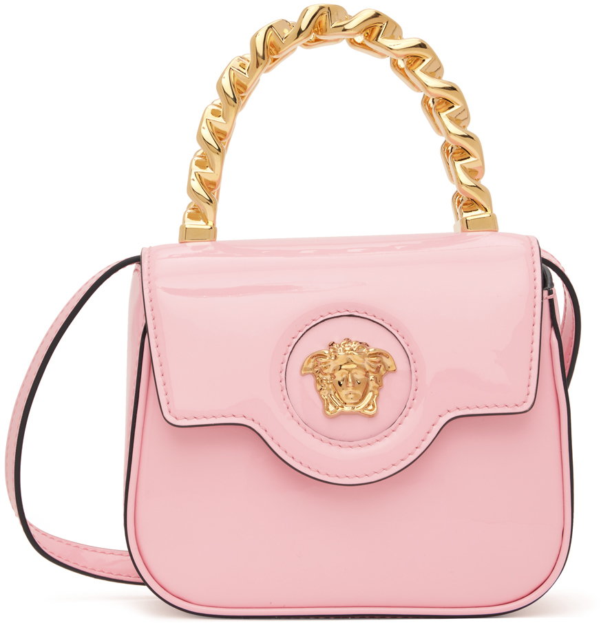 VERSACE PINK MINI 'LA MEDUSA' BAG