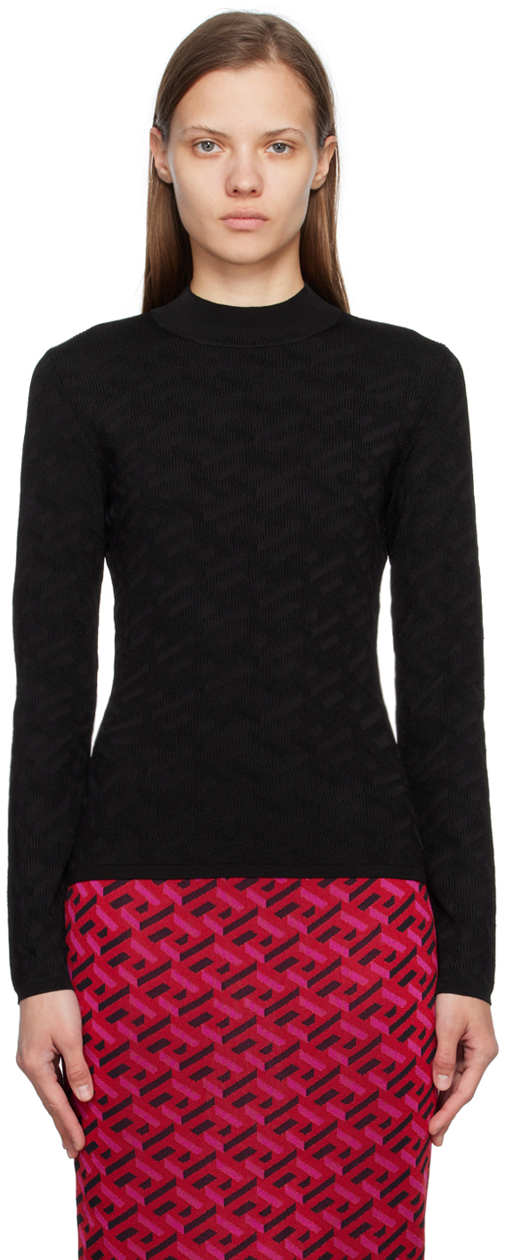 Black La Greca Sweater