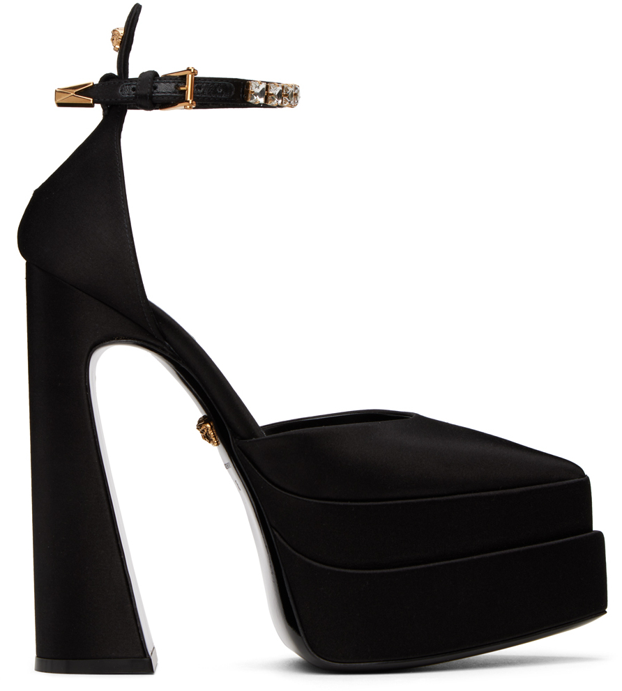 Black Aevitas Platform Heels