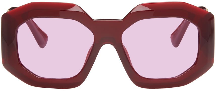 Burgundy Medusa Sunglasses