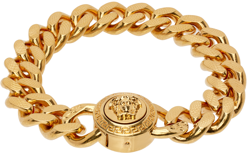 VERSACE Gold Medusa Chain Bracelet ブレスレット アクセサリー