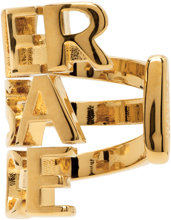 Versace Gold Logo Ear Cuff
