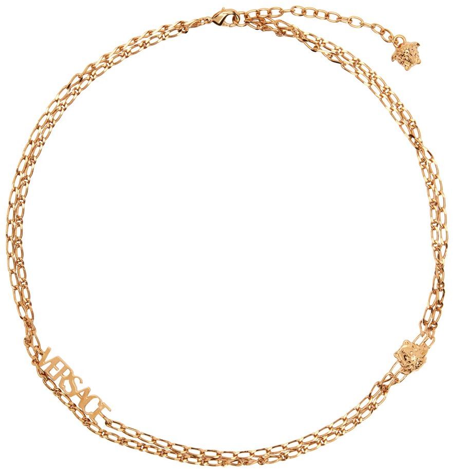 Versace: Gold Medusa Necklace | SSENSE