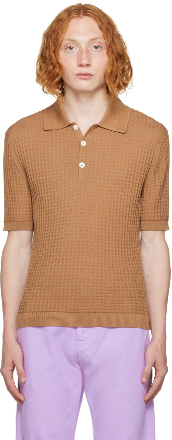 Brown Greca Polo