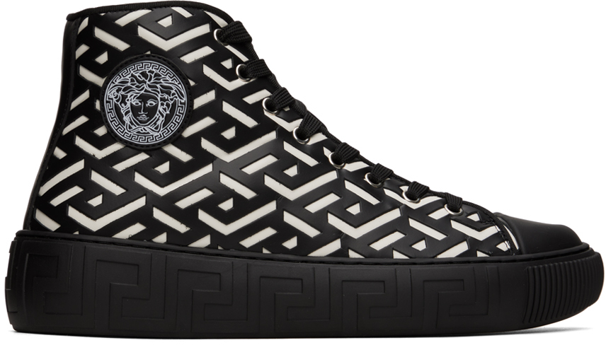 Black & White La Greca Sneakers