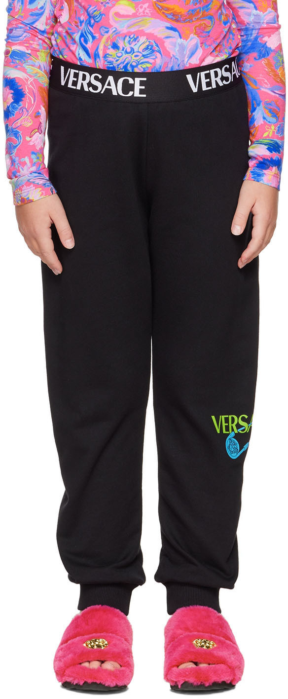 Pants YOUNG VERSACE Kids color Black