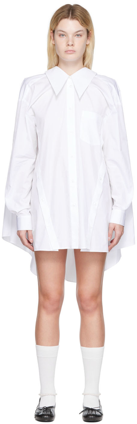 Simone Rocha White Four-Sleeve Shirt