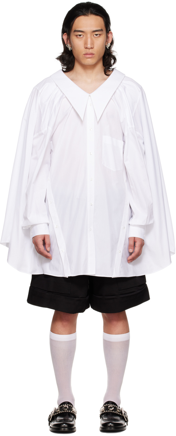 Simone Rocha SSENSE Exclusive White Four-Sleeve Shirt