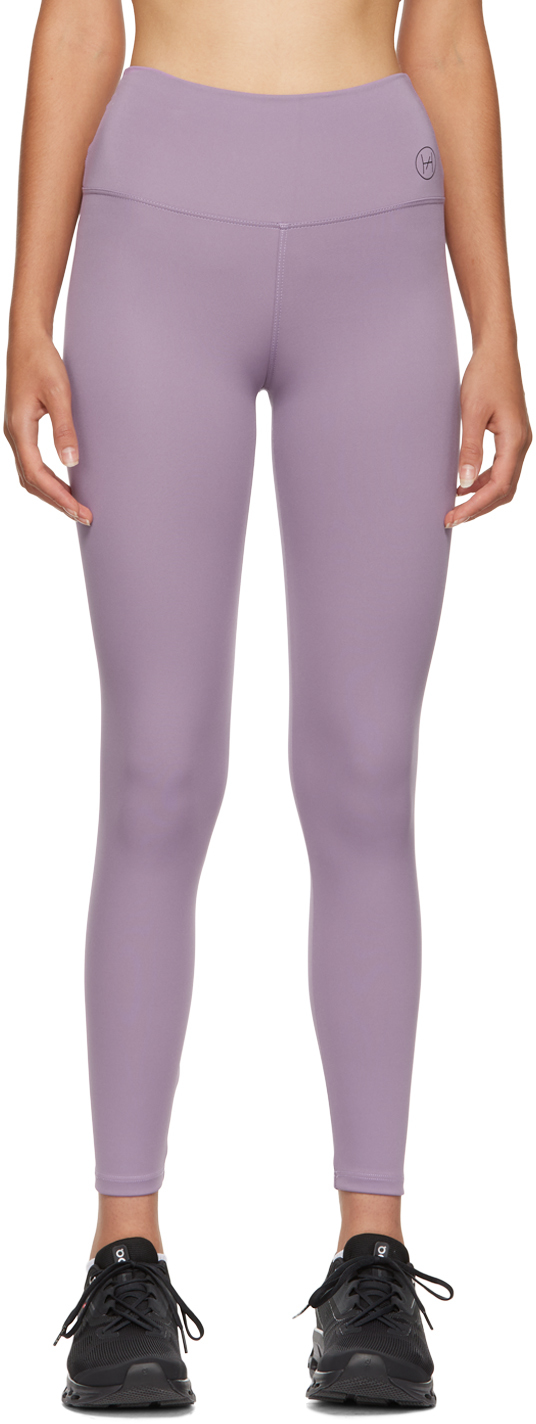 Héros Purple 'the Mid' Leggings In Lilac