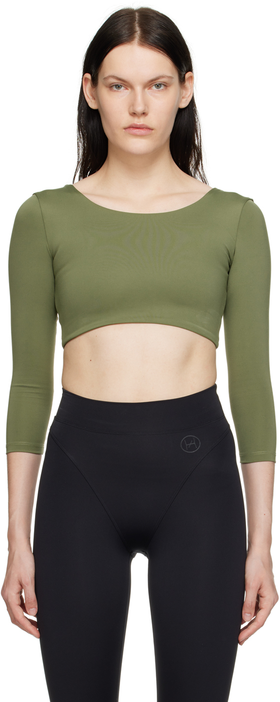 HÉROS: Green 'The Ballerina' Top | SSENSE Canada