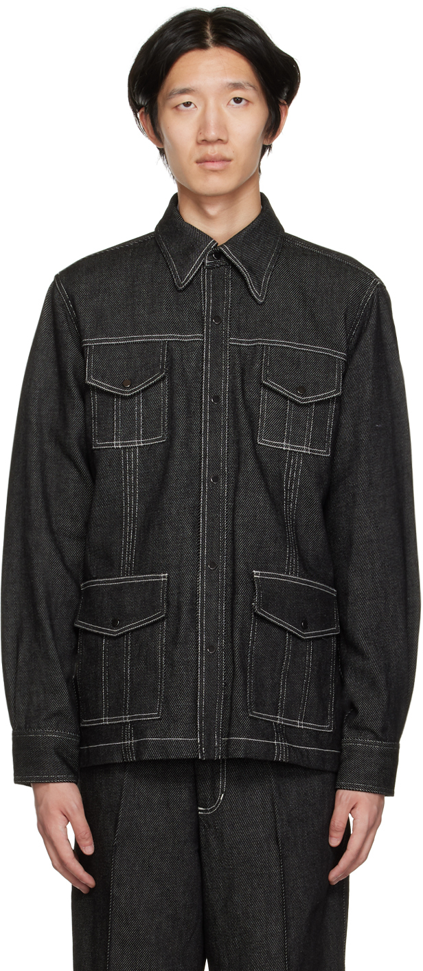 Black Bush Denim Shirt