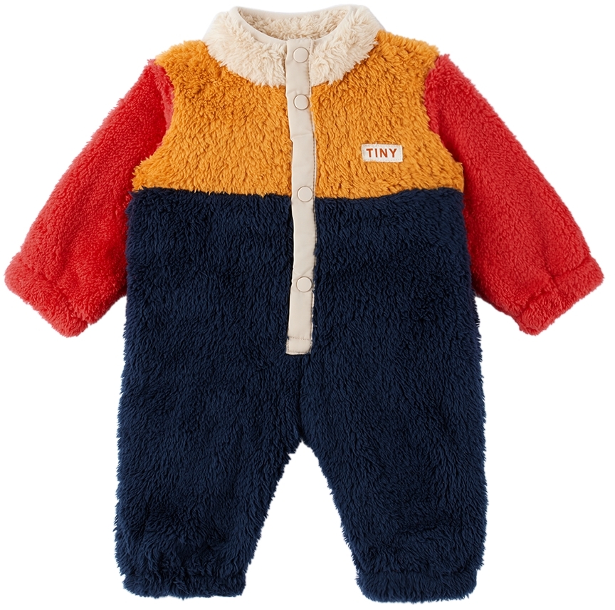 Baby Multicolor Color Block Jumpsuit by TINYCOTTONS | SSENSE