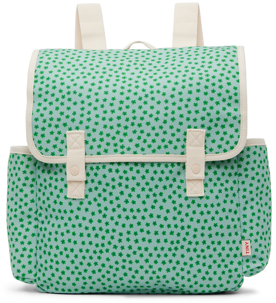 Kids Green Flowers Backpack by TINYCOTTONS SSENSE Canada