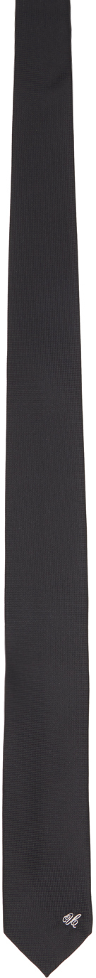 Undercover Black Embroidered Tie