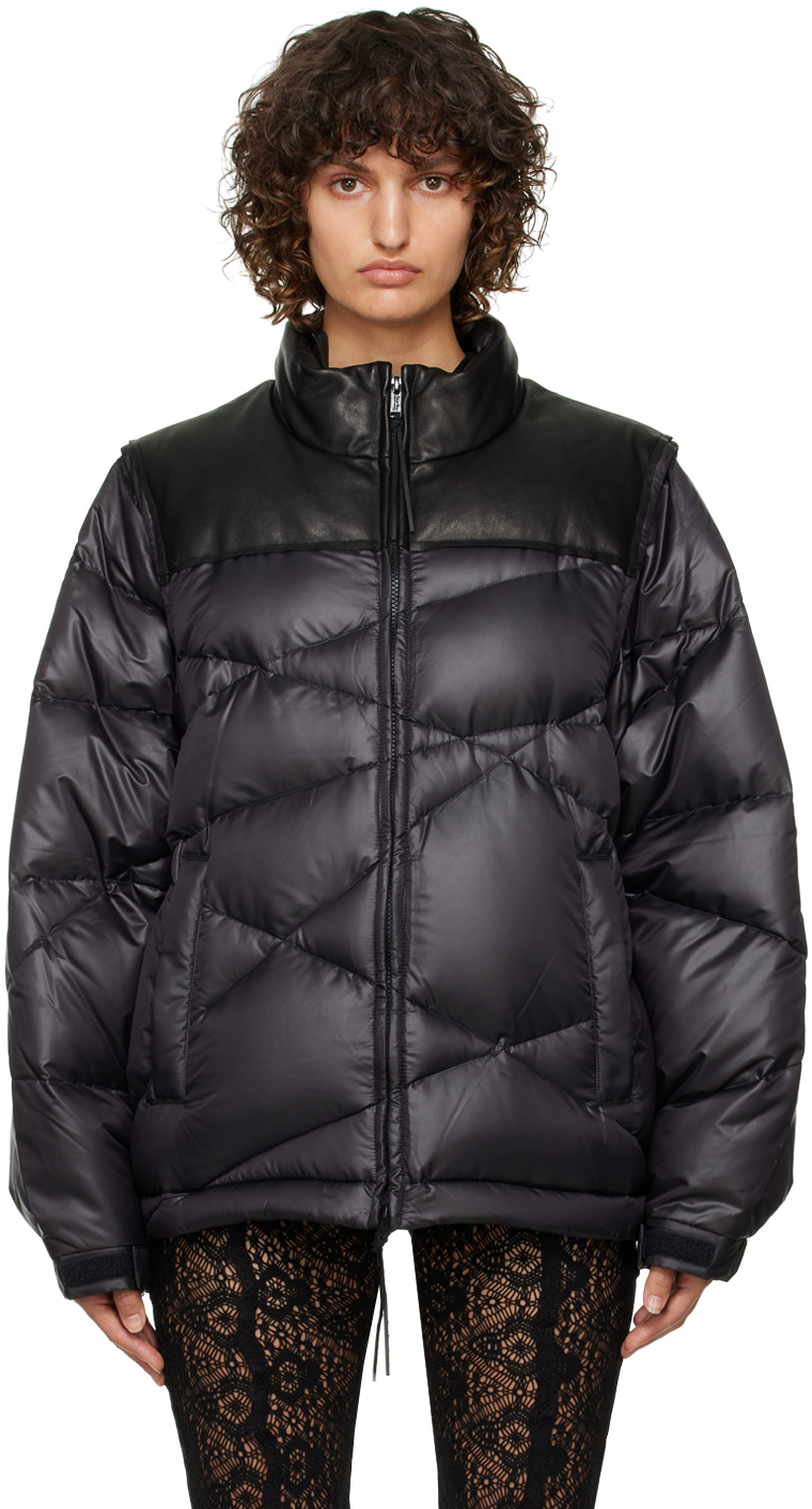 UNDERCOVER Black Quilted Down Jacket | Smart Closet
