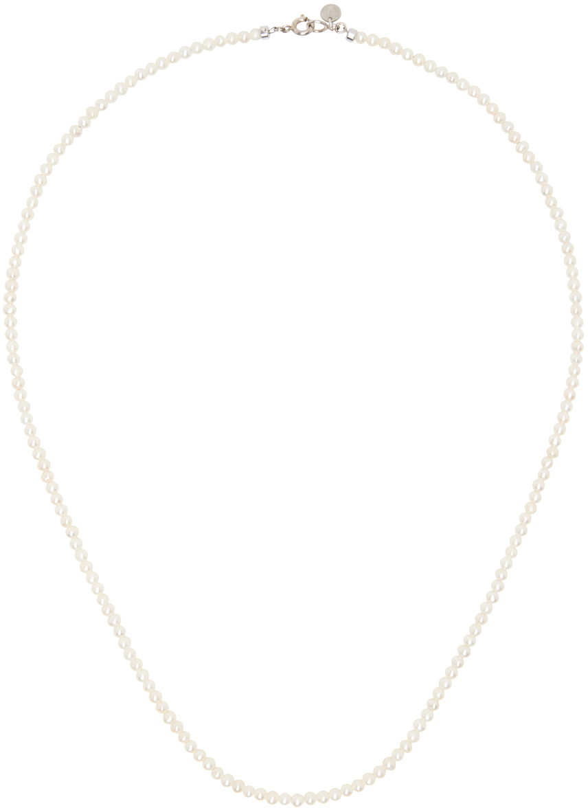 White Pearl Necklace by Undercover on Sale