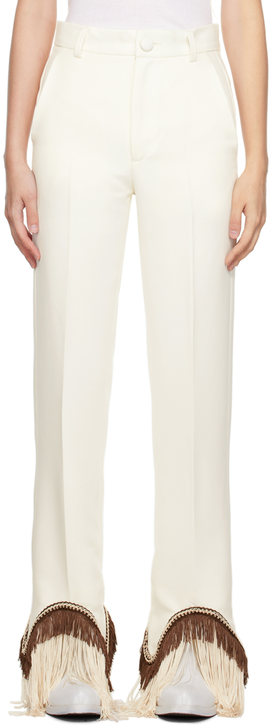 Tanner Fletcher Off-White Ruth Trousers