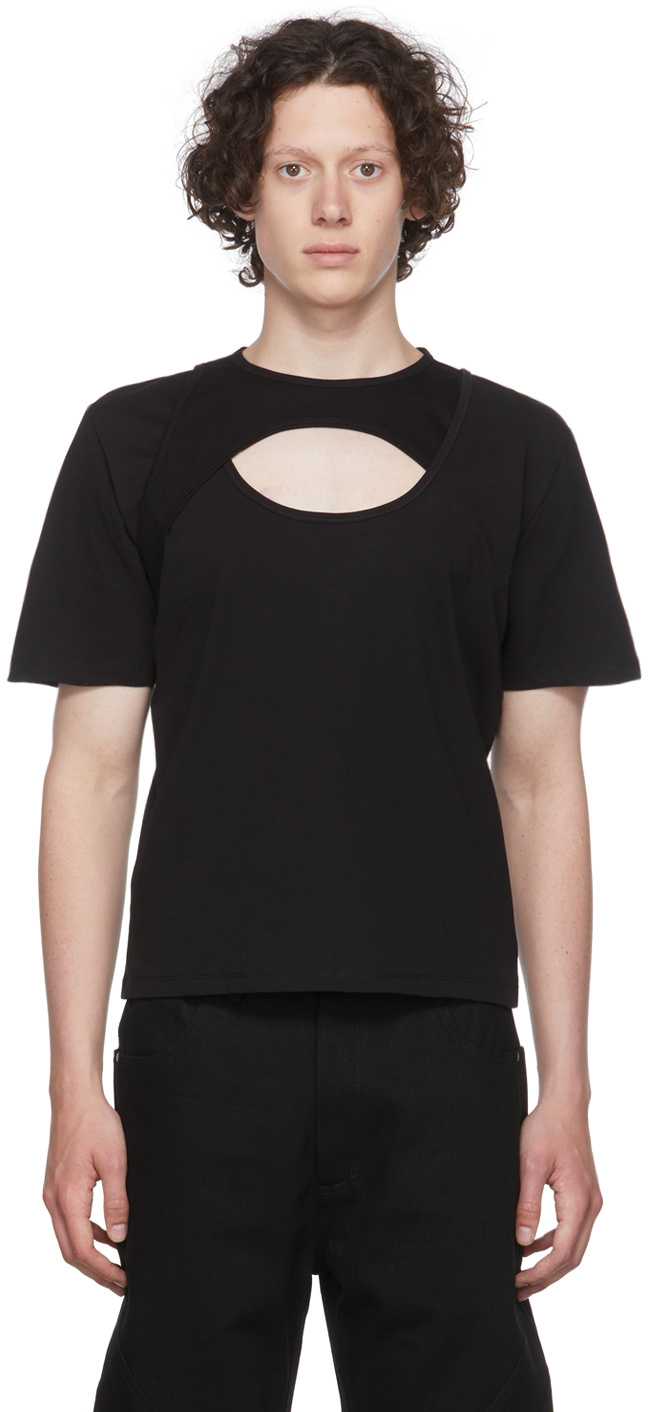Dion Lee SSENSE Exclusive Black Holster T-Shirt