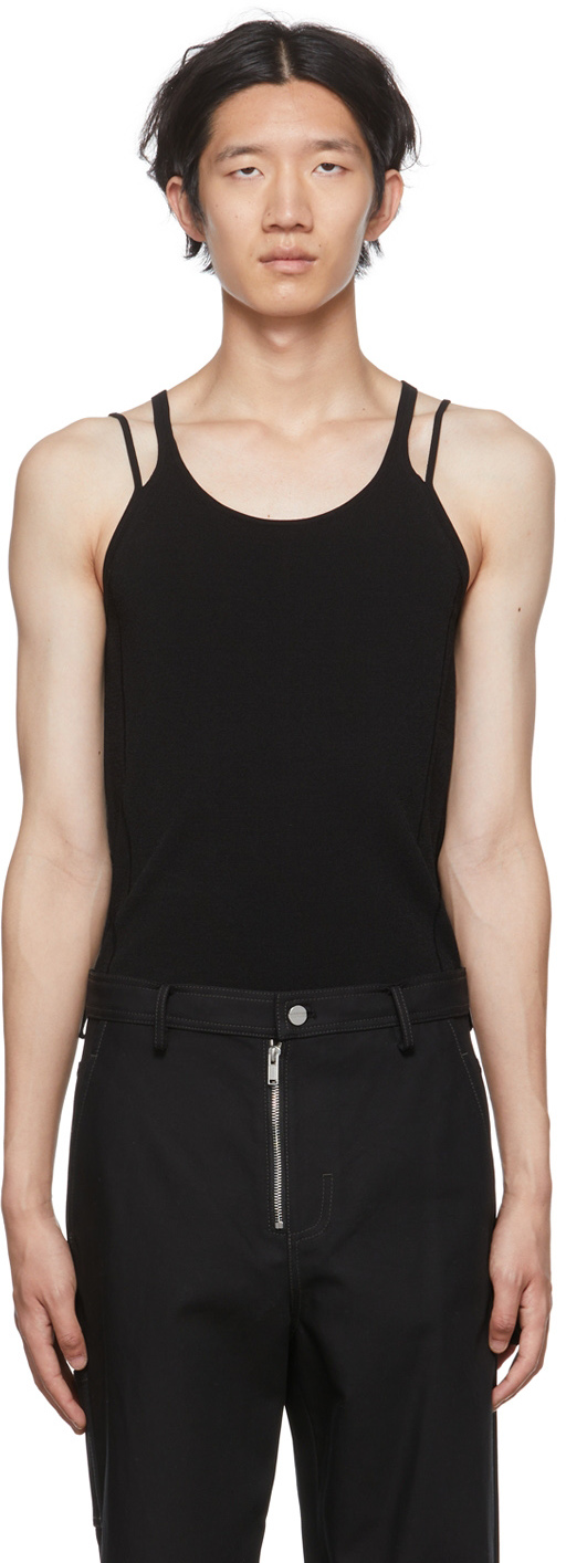 Black Density Tank Top by Dion Lee on Sale