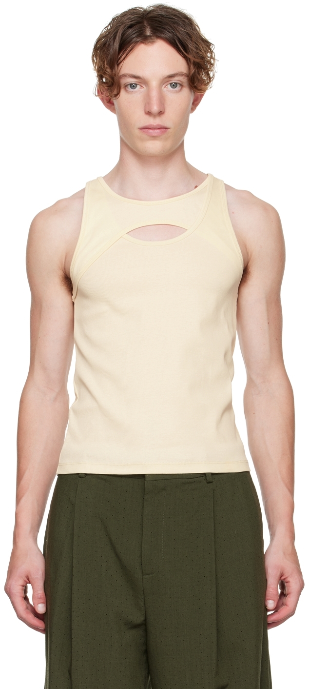 Dion Lee SSENSE Exclusive Off-White Tank Top
