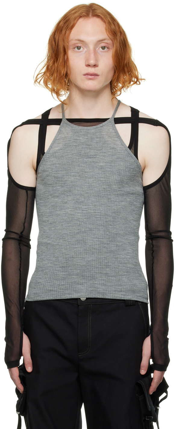 Gray Core Tank Top by Dion Lee on Sale