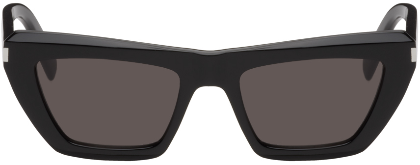 Saint Laurent Black Sl 467 Sunglasses In 001 Black