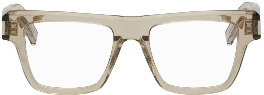Saint Laurent Gray Square Glasses