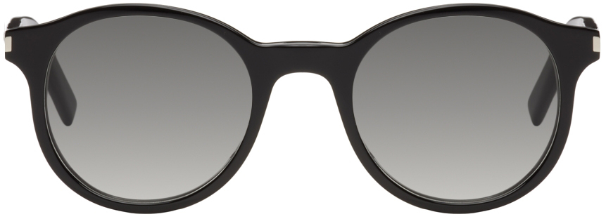 Saint Laurent Black Sl 521 Sunglasses In 001 Black
