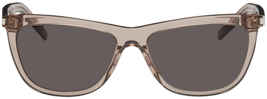 Saint Laurent Brown SL 515 Cat-Eye Sunglasses