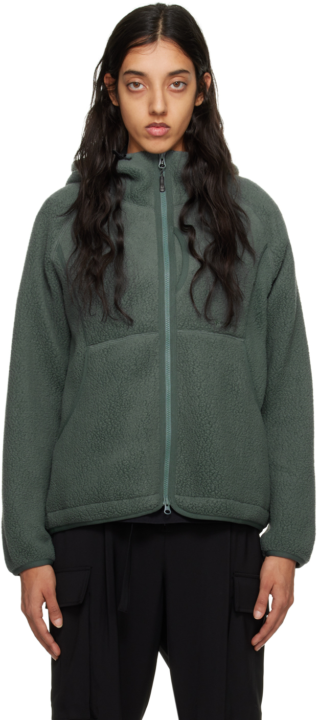 Green Boa Jacket by Snow Peak on Sale