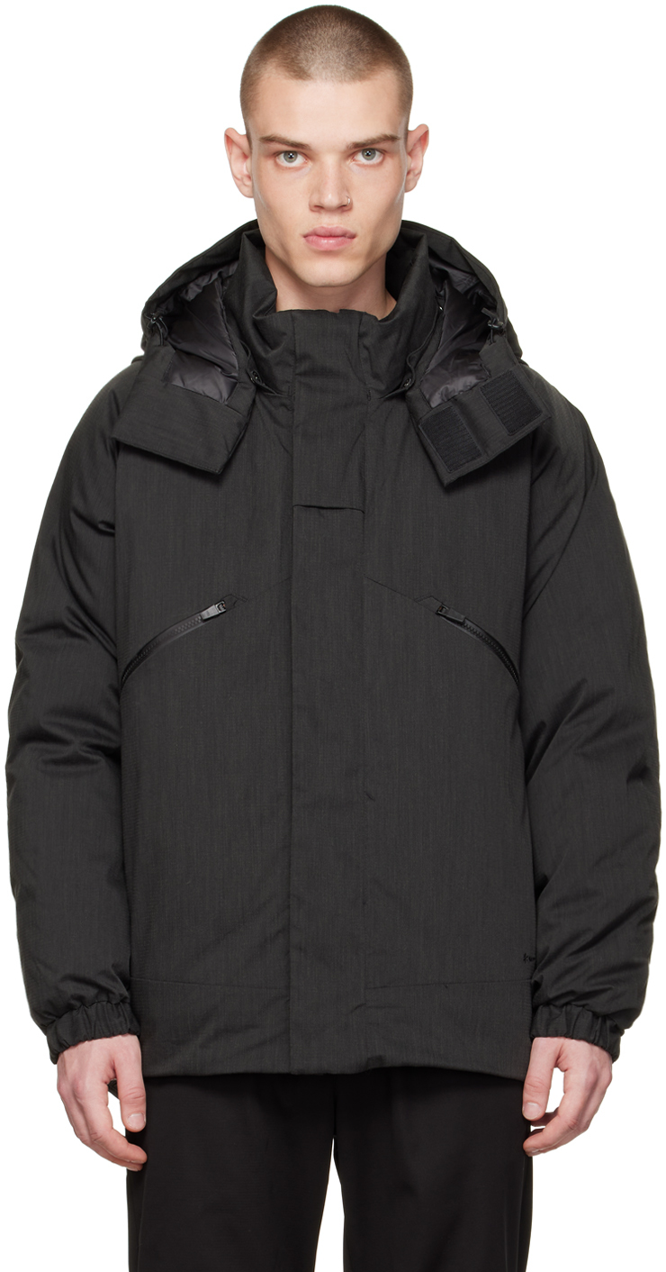 Snow Peak: Black Fire-Resistant Down Jacket | SSENSE UK