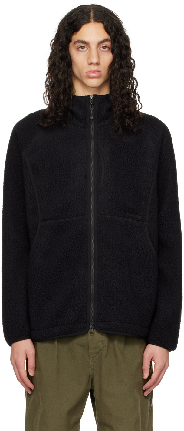 Snow Peak Thermal Boa Fleece Jacket In Black