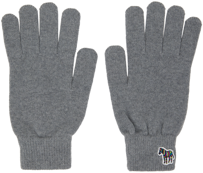SSENSE Men Accessories Gloves Gray Merino Wool Fingerless Gloves 