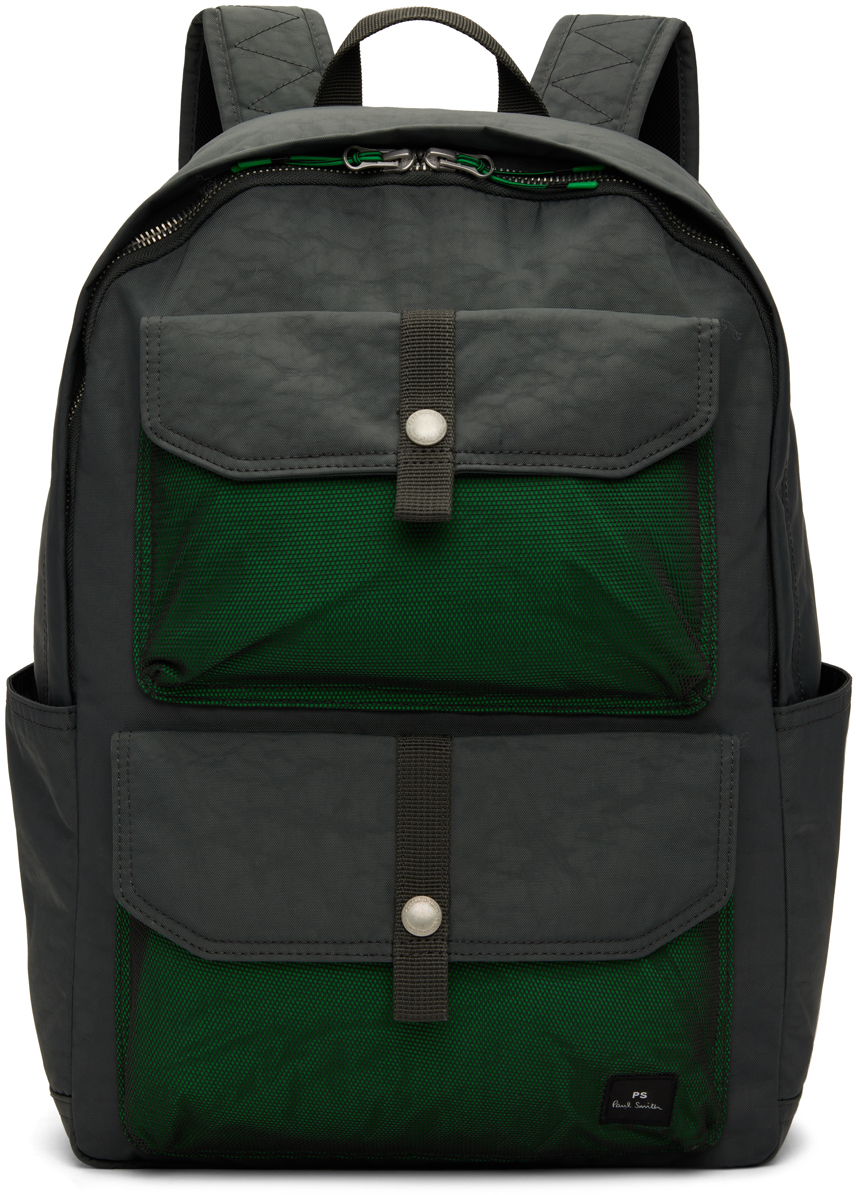 PS by Paul Smith Gray Outdoor Backpack