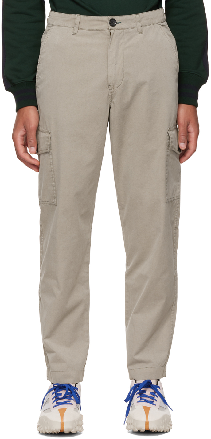 PS by Paul Smith Khaki Patch Cargo Pants